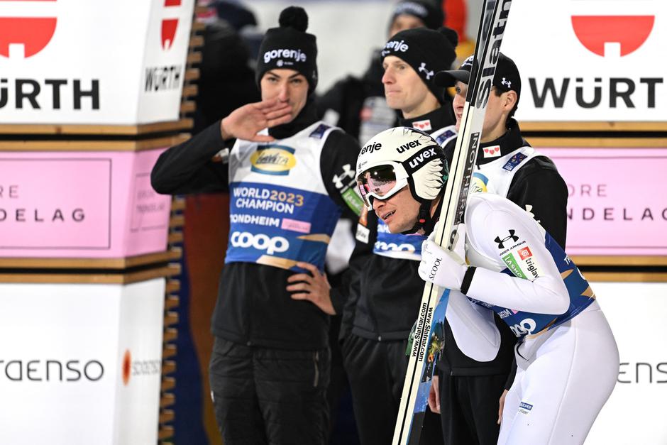 slovenija skoki trondheim zajc lanišek prevc kos | Avtor: Profimedia