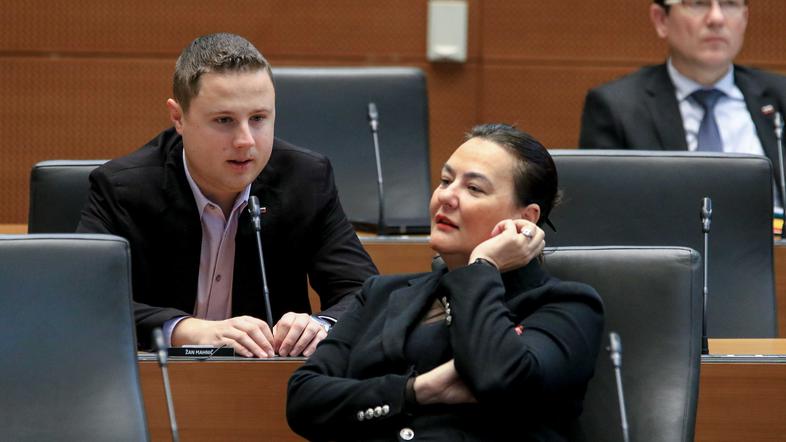 Žan Mahnič, Anja Bah Žibert