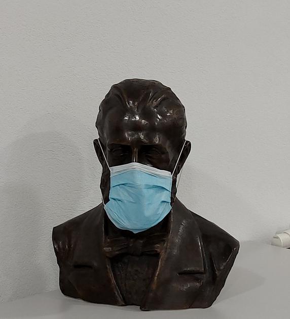 Kip Simona Jenka na razstavi