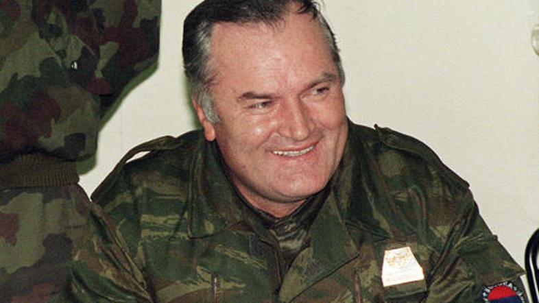 Ratko Mladić, poveljnik bosanskih Srbov med vojno in eden izmed najbolj iskanih 