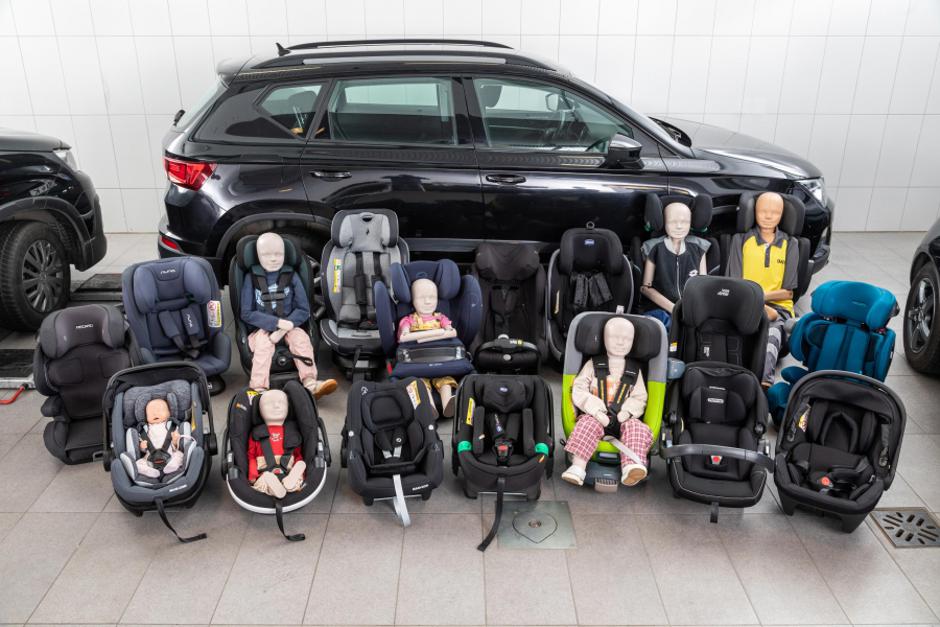 AMZS test otroških sedežev | Avtor: AMZS