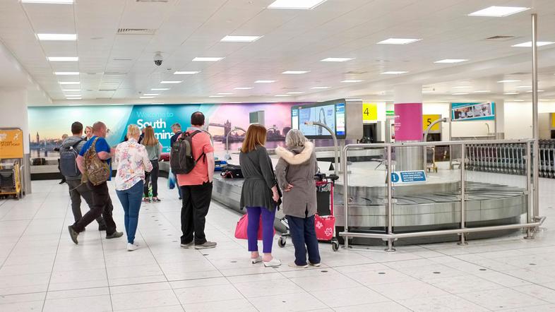 letališče prtljaga