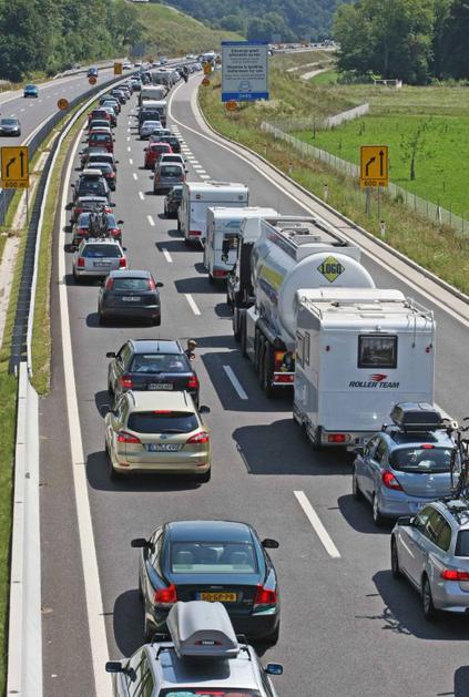 gorenjska avtocesta gneča