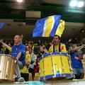 Koprski navijači so zadovoljni, njihovi rokometaši so v finalu. (Foto: Barbara M