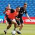 Oxlade-Chamberlain Parker Anglija trening priprave Euro 2012 Etihad Manchester