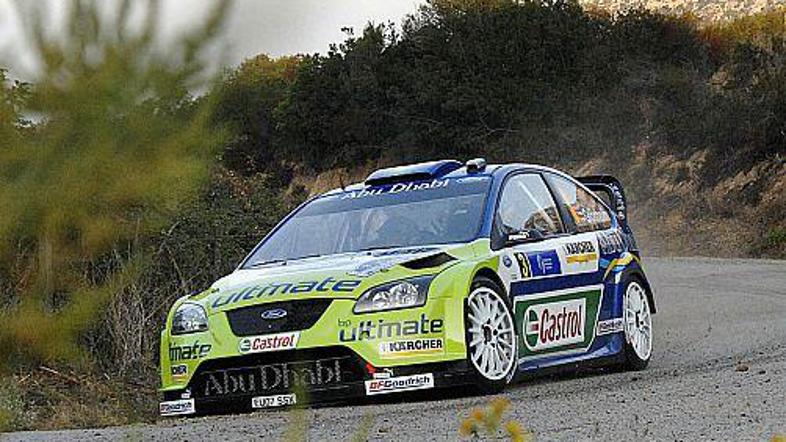 Marcus Grönholm je bil najhitrejši na uvodnih hitrostnih preizkušnjah na Korziki