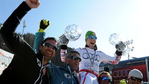 Hirscher globus Schladming finale svetovni pokal alpsko smučanje slalom