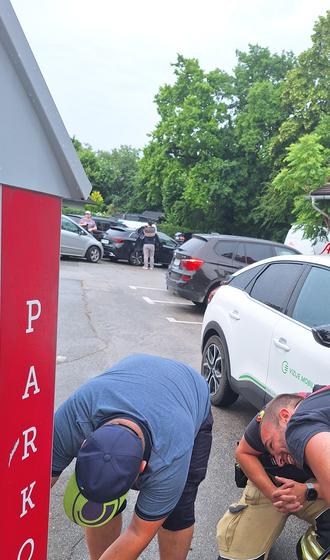 V parkomatu na parkirišču v Kranju našli kačo