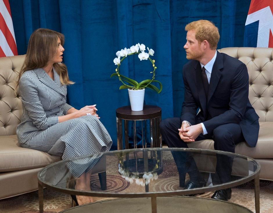 Melania Trump, princ Harry | Avtor: Profimedia