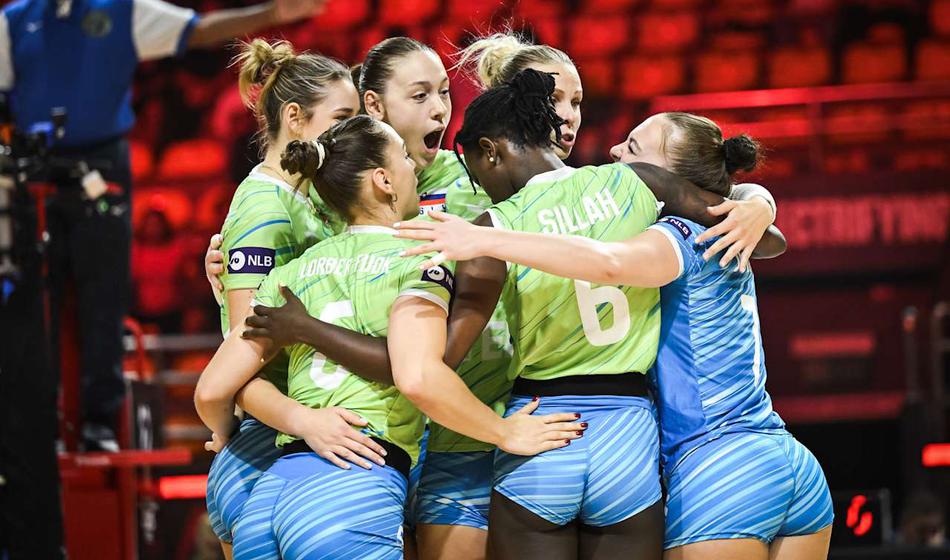 Še en zgodovinski dosežek slovenskih odbojkaric