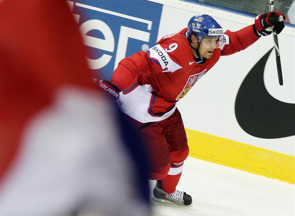 Milan Michalek gol zadetek veselje proslavljanje slavje proslava