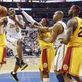 Gilbert Arenas je Washingtonu pomagal do zmage nad Clevelandom.
