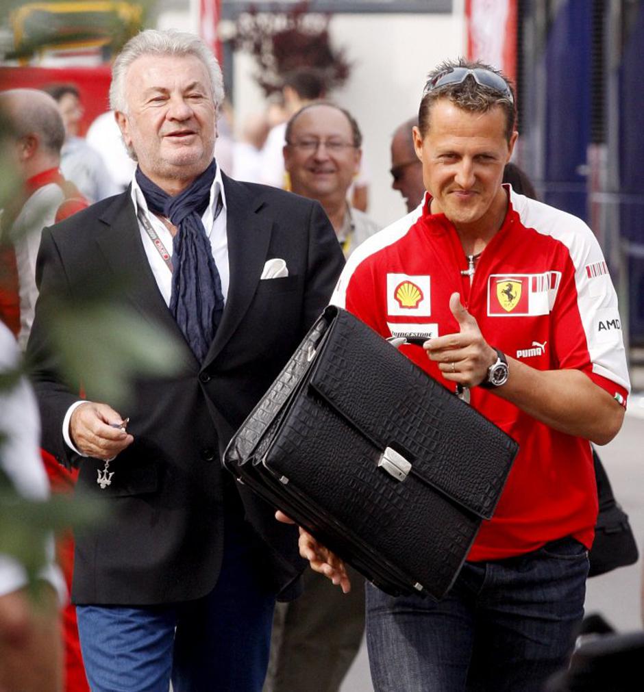 Michael Schumacher Willi Weber Ferrari | Avtor: EPA