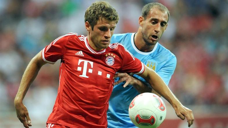 Müller Mandžukić Bayern München Manchester City Audi Cup pokal