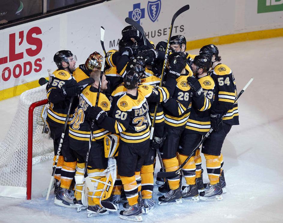 Bruins so zmagali s 6:3, dva gola so dali že v uvodni minuti in pol! (Foto: Reut