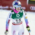 Lindsey Vonn St. Moritz trening smuka