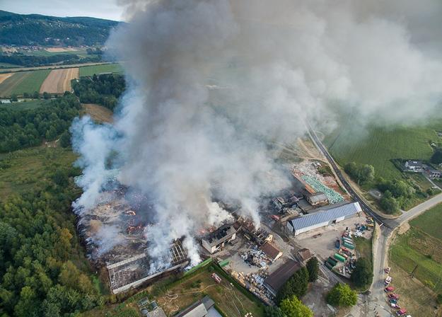 požar Zalog Straža