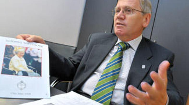 Marjan Šetinc je kraljico spoznal, ko je bil veleposlanik Slovenije v Londonu (o