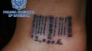 prostitucija - tetovirana črtna koda