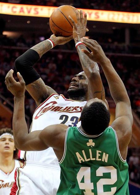 NBA končnica peta tekma Cleveland Cavaliers Boston Celtics James Allen