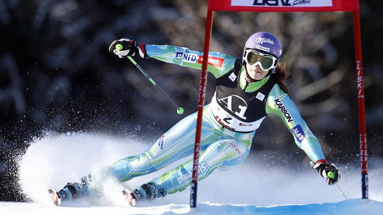 Lienz veleslalom Tina Maze 2009