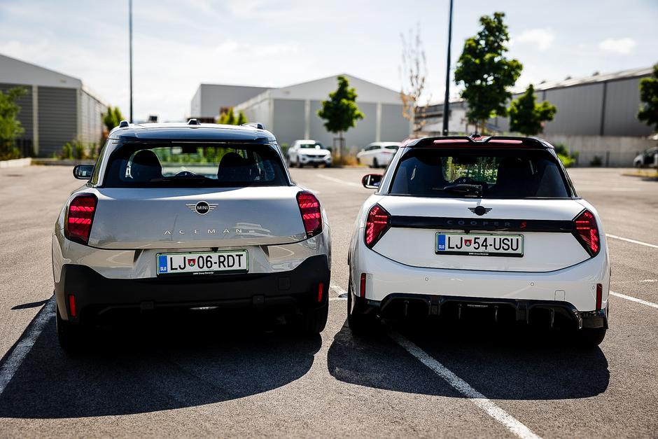 primerjava mini cooper S in mini aceman | Avtor: Saša Despot