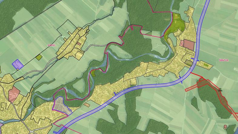 državna cesta Britof-Hotemaže, Mestna občina Kranj, Šenčur
