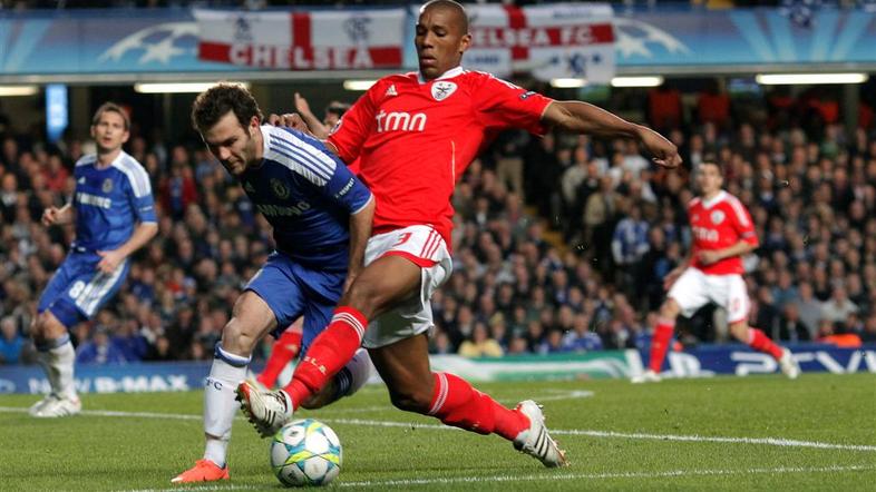 Mata Emerson Chelsea Benfica Liga prvakov četrtfinale povratna tekma