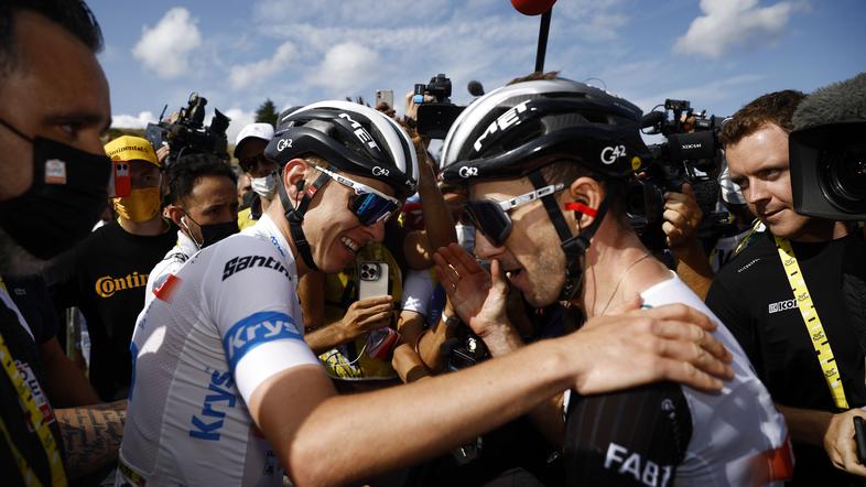 Adam Yates in Tadej Pogačar