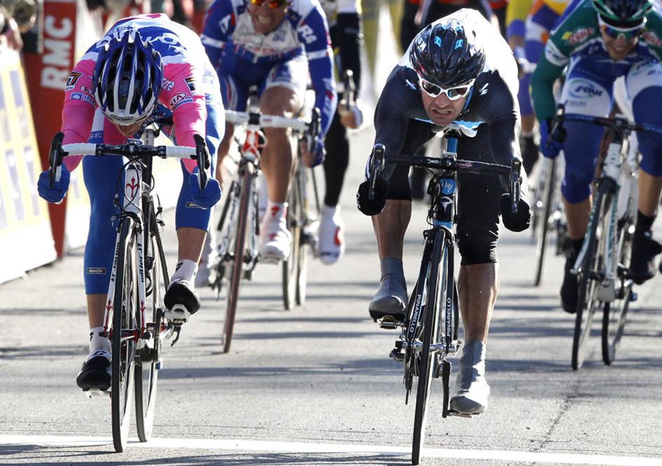 Gregor Bole (desno) na Poljskem kolesari v odlični formi. (Foto: Reuters)