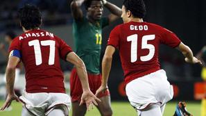 Mohamed Nagy Gedo je v 93. minuti zadel za 2:1. (Foto: Reuters)