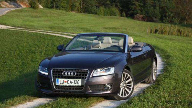 A5 cabrio želi biti predvsem eleganten štirisedežni kabriolet, ki bo pogodu tako