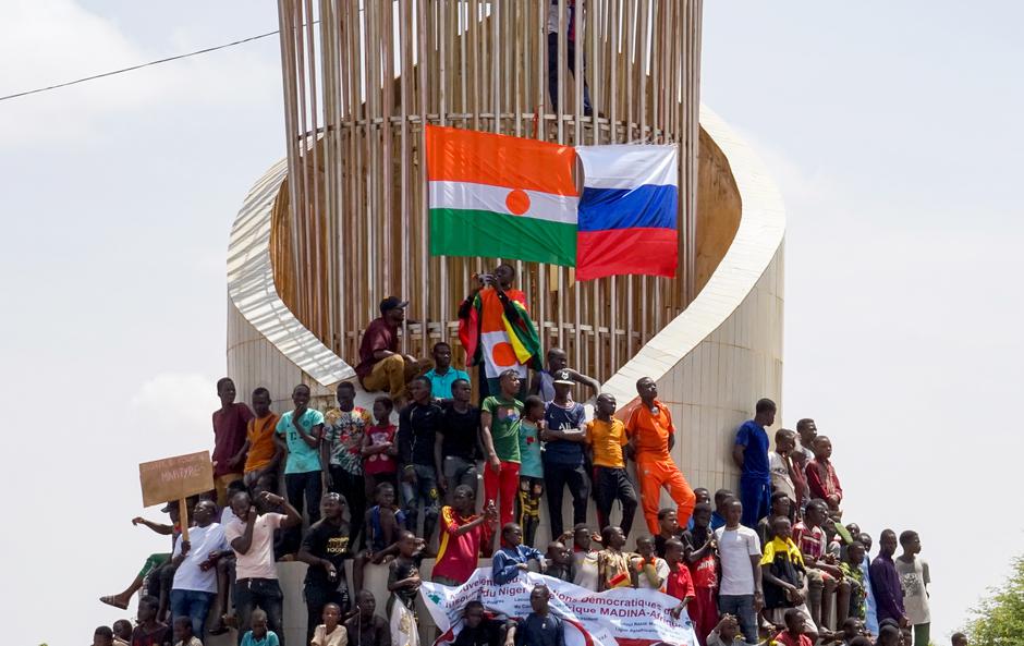 Niger Niamey ruska zastava | Avtor: Epa