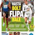 Bolt Bale Real Madrid Barcelona sprinter Copa del Rey finale