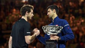 Andy Murray Novak Đoković OP Avstralije Melbourne finale