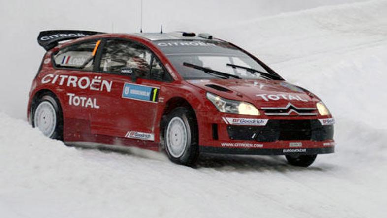 Sebastian Loeb je s Citroënom lani švedski reli končal na drugem mestu.