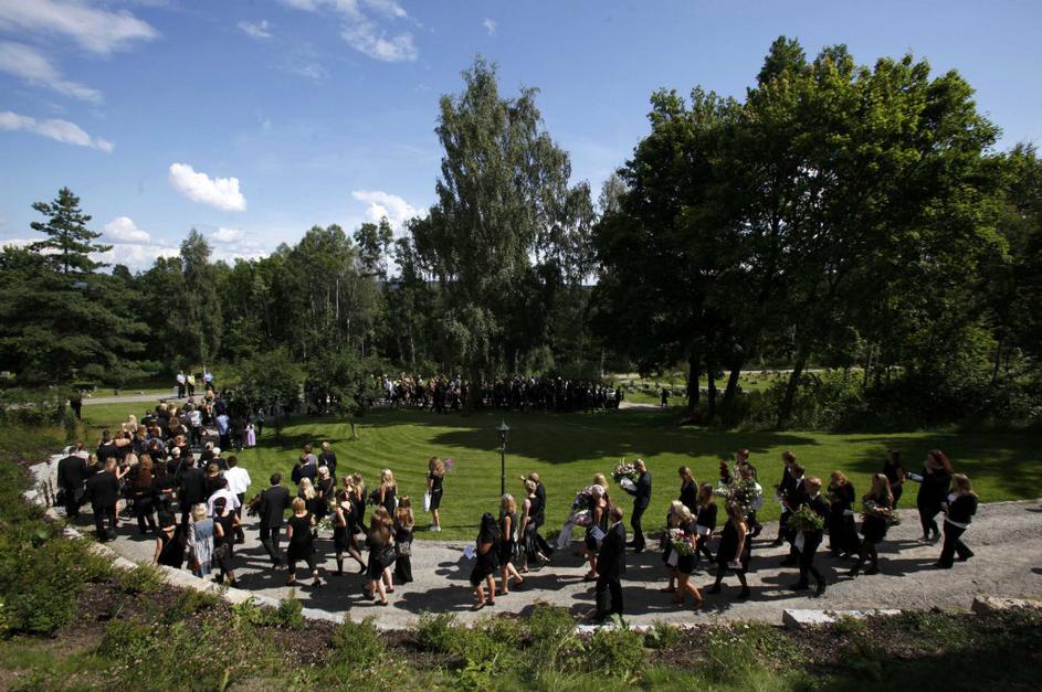 Oslo, pogreb, 18-letna Bano Rashi