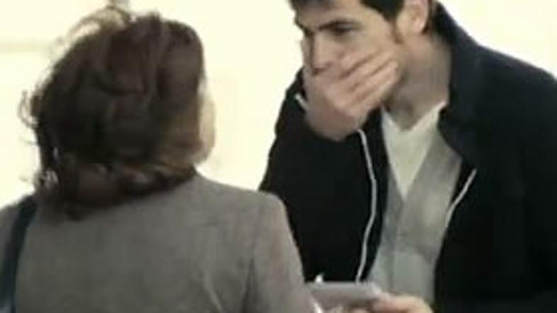 Casillas reklama spot reklamni spot Liga BBVA avtogram