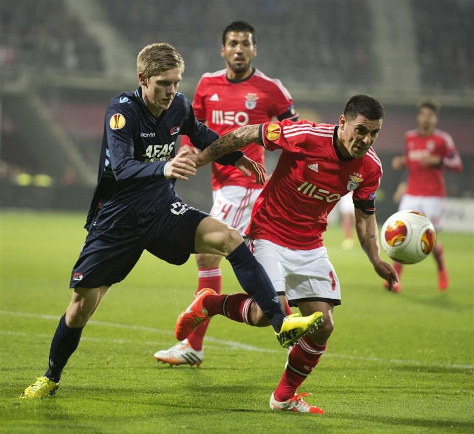 AZ Alkmaar Benfica Evropska liga četrtfinale Johannsson Lima Garay