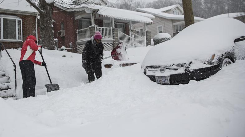 Snežni vihar ZDA