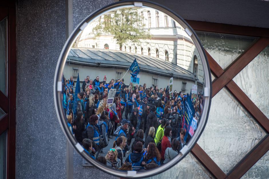 stavka SVIZ | Avtor: Anže Petkovšek