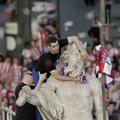 Lopez Neptun kip Atletico Madrid Evropska liga pokal trofeja naslov proslava avt
