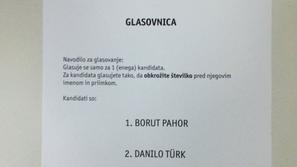 Glasovnica