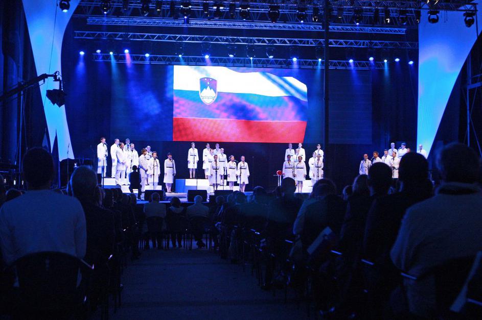 Proslava na Kongresnem trgu 