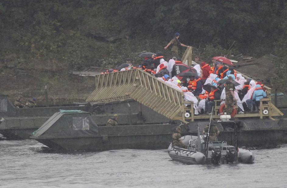 Svojci umrlih na otoku Utoya