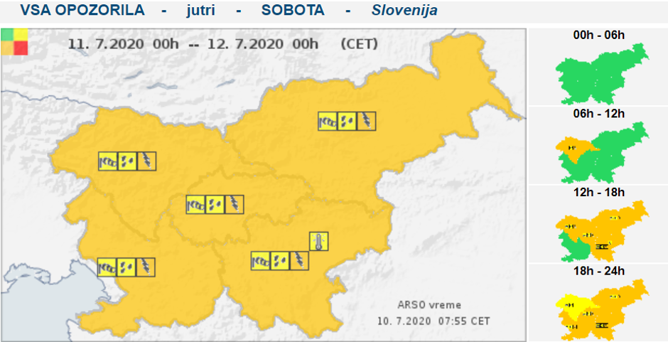 Oranžno opozorilo | Avtor: 