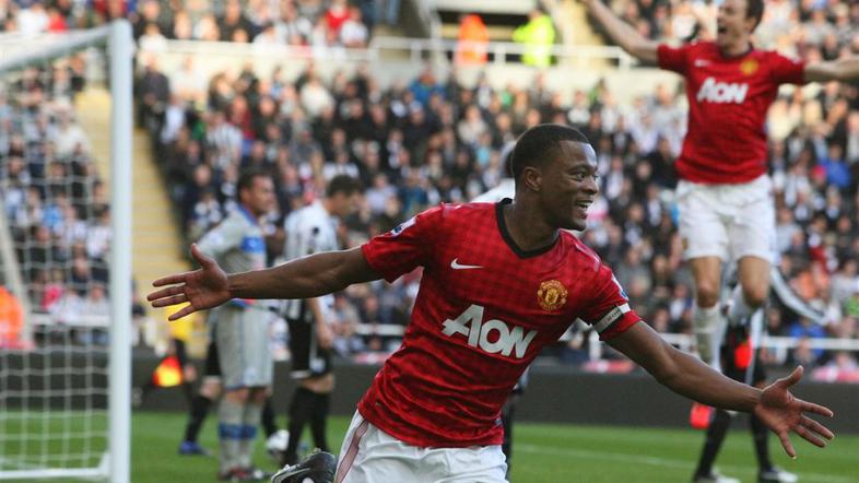 Evra Manchester United Newcastle Premier League Anglija liga prvenstvo