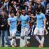 Agüero Negredo Fernandinho Manchester City Tottenham Hotspur Premier League Angl