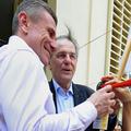 Jacques Rogge in Sergej Bubka sta v Singapurju zaradi podpisa pogodbe za organiz