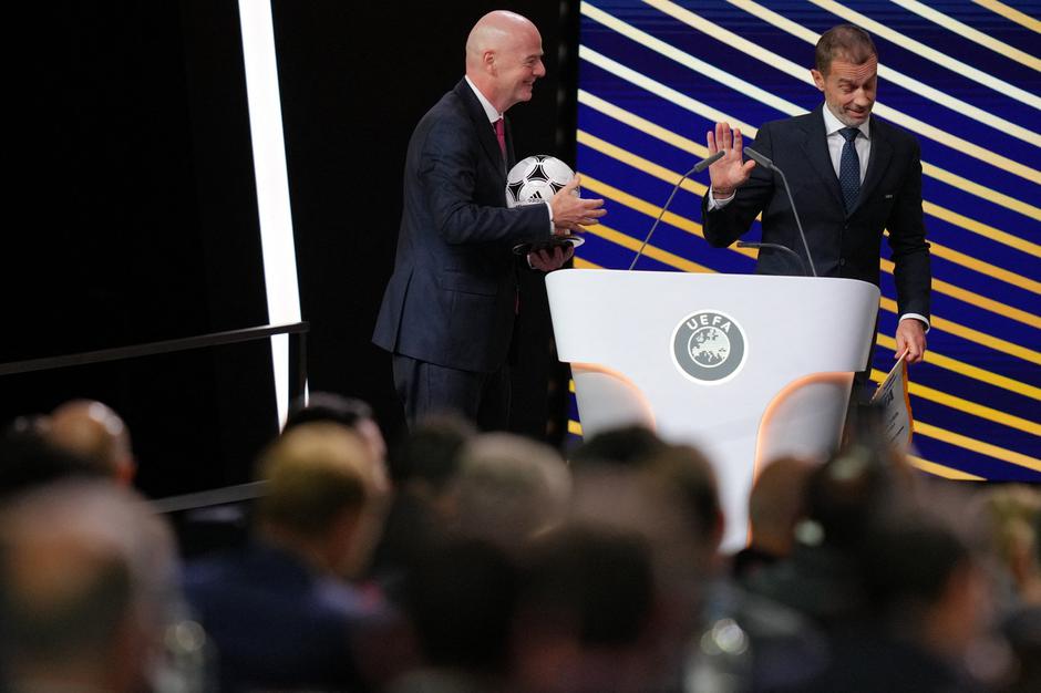 Gianni Infantino Aleksander Čeferin | Avtor: Profimedia